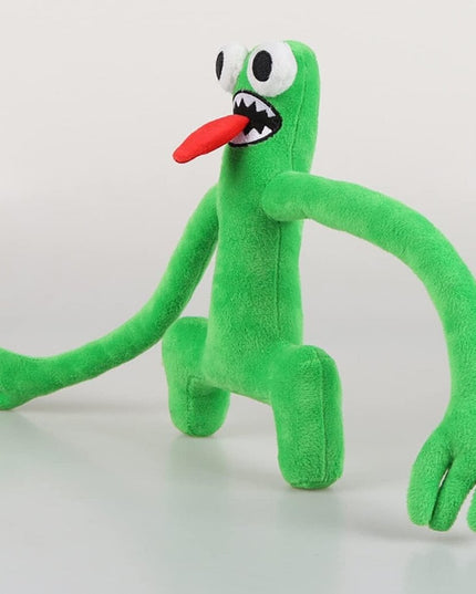 1 vnt 50 cm pliušinis, iš Rainbow Friends Pliušiniai žaislai gerbėjams ir draugams Gražios pliušinės lėlės gyvūnų iškamšos (žalios)-A