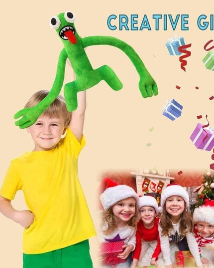 1vnt 30 cm pliušiniai, iš Rainbow Friends pliušiniai žaislai gerbėjams ir draugams Gražūs pliušiniai gyvūnai pliušinės lėlės (žalia)-A-WELLNGS