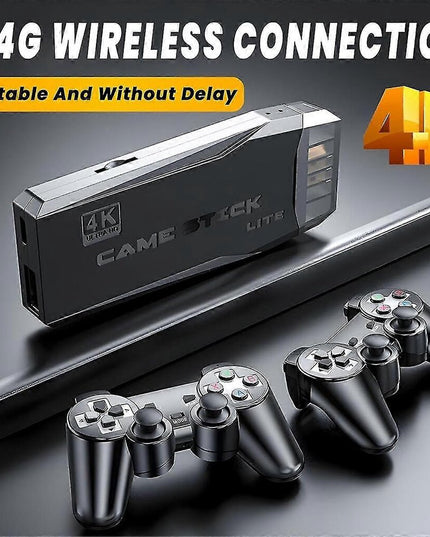 Belaidė retro žaidimų konsolė Plug and Play, 4K, su 20000+ žaidimų