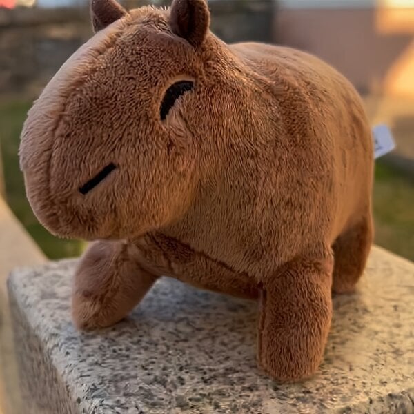 Minkštas pliušinis žaislas Kapibara, 22 cm