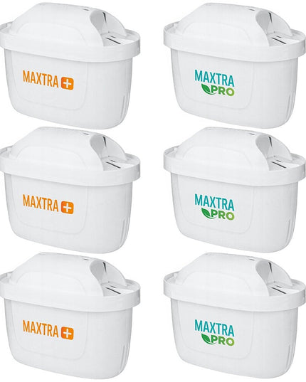 Vandens filtrų rinkinys: 3x Brita Maxtra+ Hard Water Expert ir 3x Brita Maxtra, 6 vnt