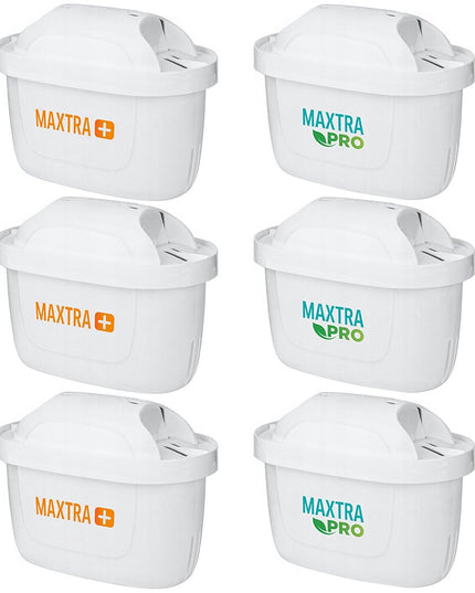 Vandens filtrų rinkinys: 3x Brita Maxtra+ Hard Water Expert ir 3x Brita Maxtra, 6 vnt