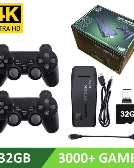 Retro TV žaidimų konsolė 4K Ultra, 64GB, su 10000 žaidimų