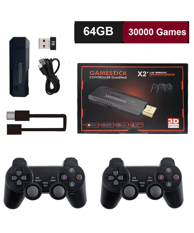 58000 žaidimų 256G GD10 Pro GD20 vaizdo žaidimų konsolė 2.4G dvigubas belaidis valdiklis Game Stick 4K 30000 žaidimai 64GB 128GB retro žaidimai