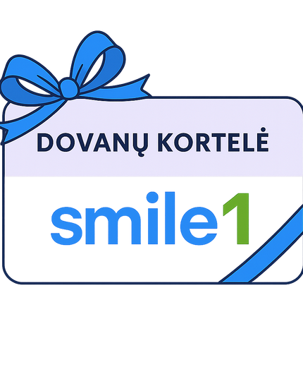 Smile1 dovanų kortelė