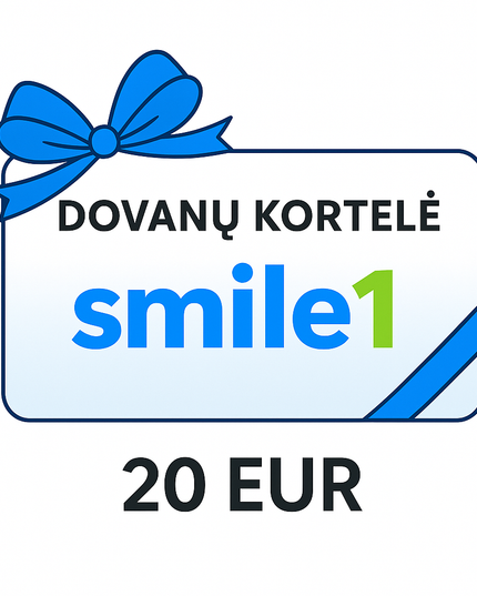 Smile1 dovanų kortelė