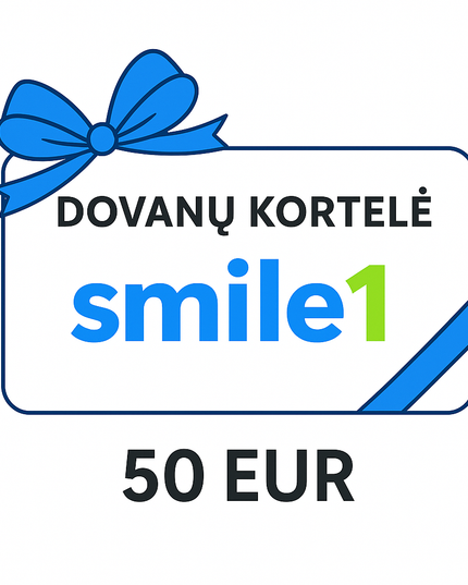 Smile1 dovanų kortelė