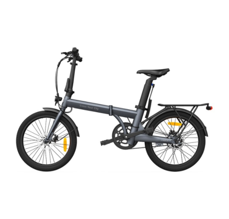 ADO Air 20 ECO elektrinis dviratis | Tarptautinė versija 350W | (20"), pilka