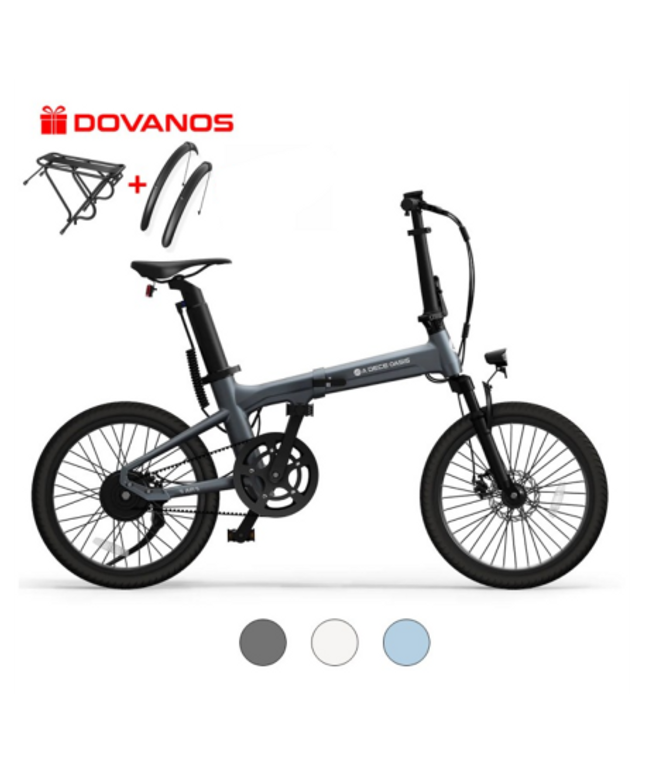 ADO Air 20S elektrinis dviratis | Tarptautinė versija 350W | (20'), pilka
