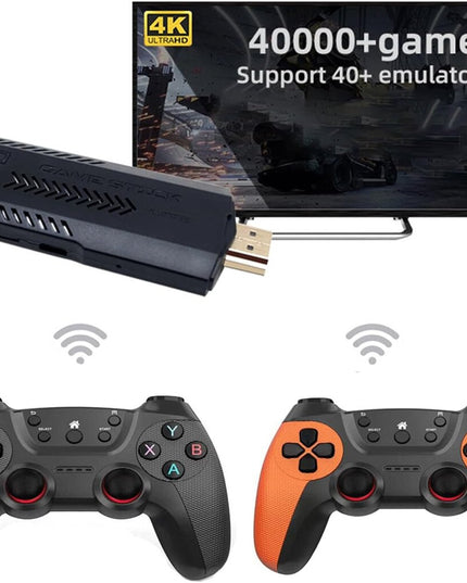 Belaidė TV retro žaidimų konsolė HappyJoe X2 ULTRA, 128GB, su 40000 žaidimų