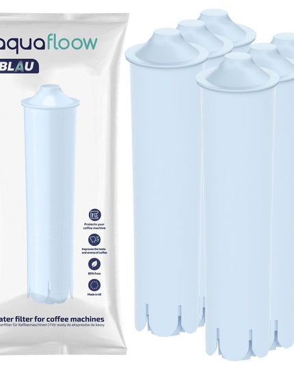 Kavos aparatų vandens filtrai AquaFloow Blau, 6 vnt