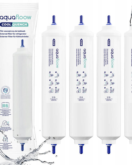 Vandens filtras Aquafloow CoolQuench, skirtas šaldytuvui Samsung DA29-10105J HAFEX/EXP, 4 vnt