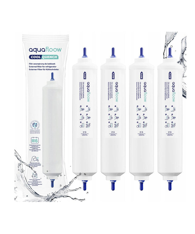Vandens filtras Aquafloow CoolQuench, skirtas šaldytuvui Samsung DA29-10105J HAFEX/EXP, 4 vnt