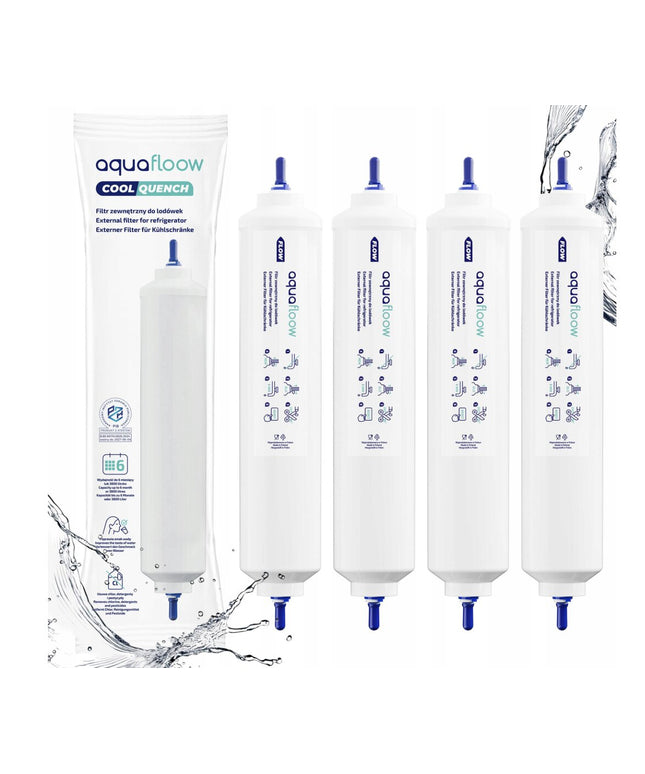 Vandens filtras Aquafloow CoolQuench, skirtas šaldytuvui Samsung DA29-10105J HAFEX/EXP, 4 vnt