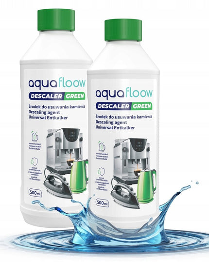 Universalus nukalkintojas AquaFloow Descaler Green, 2x 500 ml