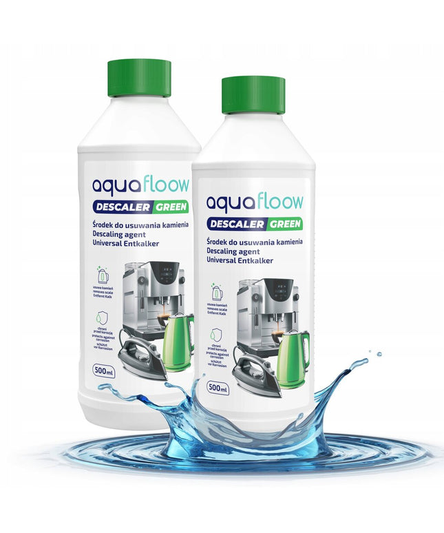 Universalus nukalkintojas AquaFloow Descaler Green, 2x 500 ml