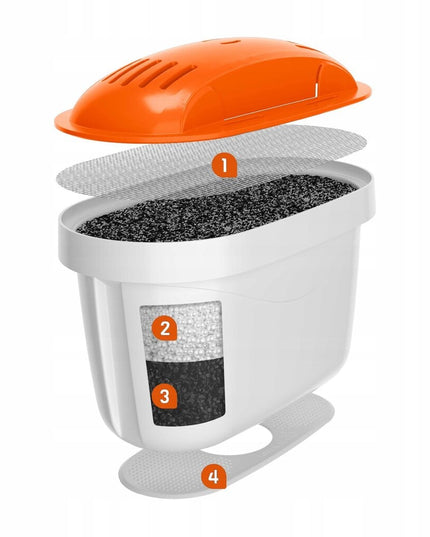 Vandens filtrai Aquafloow MaxiHard, 4 vnt