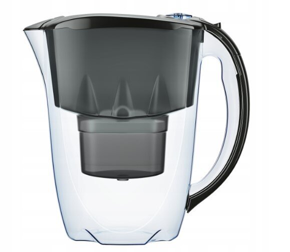 Vandens filtravimo ąsotis Aquaphor Amethyst + B25 Maxfor vandens filtrų 10 vnt, juodas