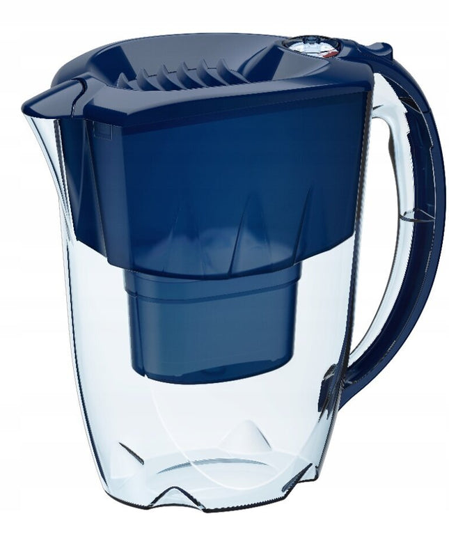 Vandens filtravimo ąsotis Aquaphor Amethyst 2.8l + Maxfor+ vandens filtrų, 5 vnt, tamsiai mėlynas