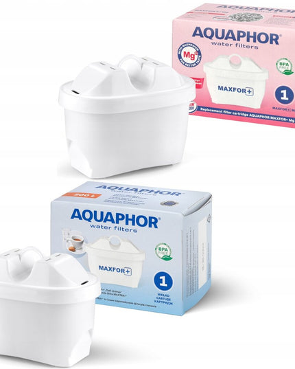 Stiklinis vandens filtravimo ąsotis Aquaphor Glass, 2,5l,  su 4 vnt vandens filtro kasečių (1Mg+3H), baltas