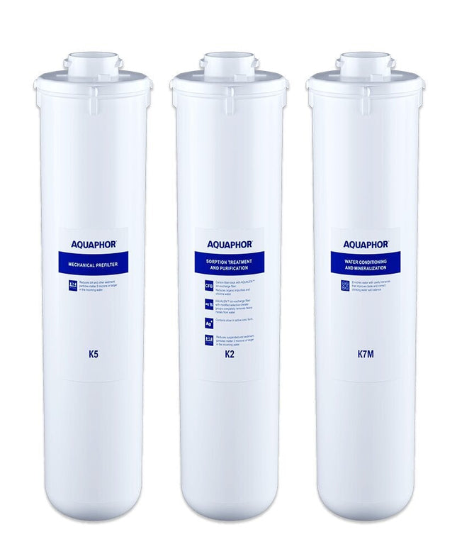 Vandens filtrų rinkinys Aquaphor K5-K2-K7M, 3 vnt