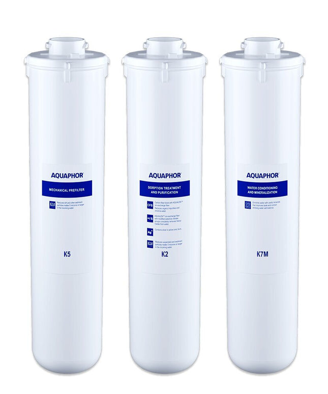 Vandens filtrų rinkinys Aquaphor K5-K2-K7M, 3 vnt