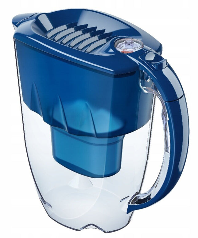 Vandens filtravimo ąsotis Aquaphor Amethyst blue 2.8l, mėlynas, su 4 vnt Maxfor vandens filtrų