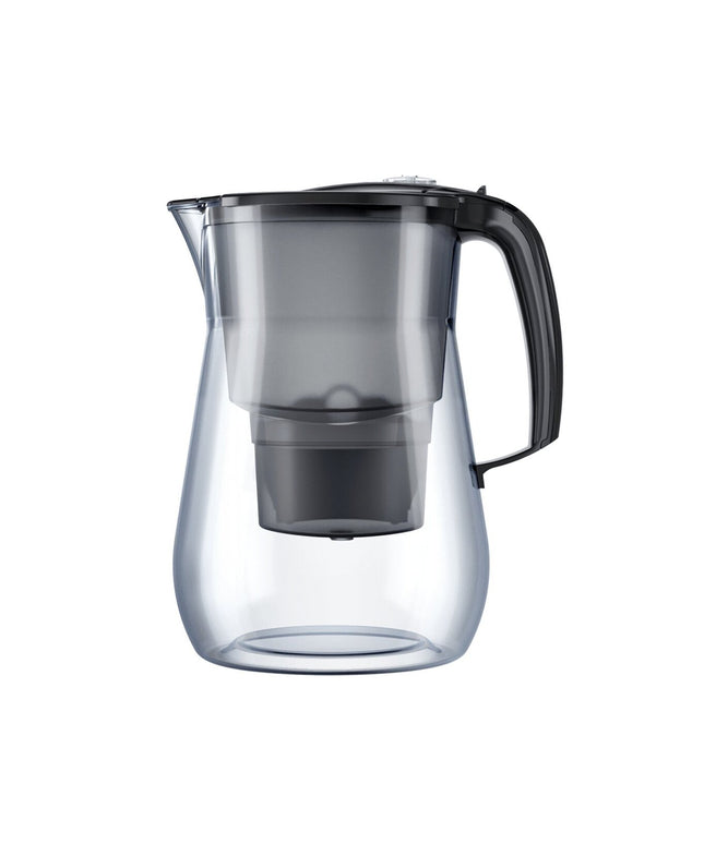 Vandens filtravimo ąsotis Aquaphor Onyx 4.2l, juodas, su 1 vnt Maxfor vandens filtru