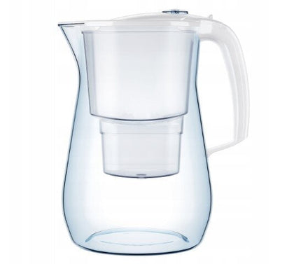 Vandens filtravimo ąsotis Aquaphor Onyx, 4.2l, baltas, su 10 vnt Maxfor Mg vandens filtrų