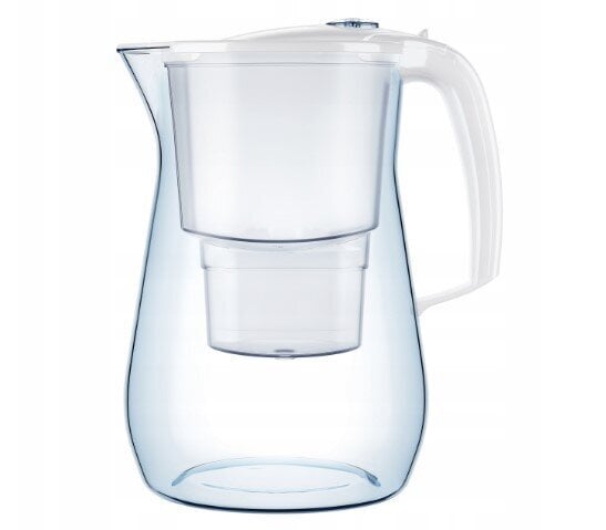 Vandens filtravimo ąsotis Aquaphor Onyx, 4.2l, baltas, su 10 vnt Maxfor Mg vandens filtrų