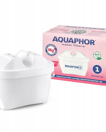 Vandens filtravimo ąsotis Aquaphor Onyx 4.2l, su Maxfor Mg vandens filtrais 6 vnt, juodas