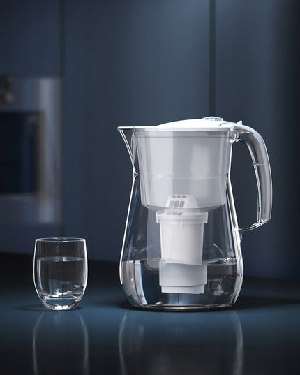 Vandens filtravimo ąsotis Aquaphor Provence, 4,2l, juodas, su 3 vnt A5 filtrų