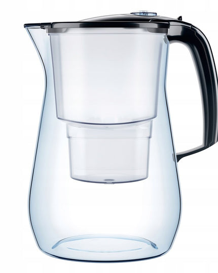 Vandens filtravimo ąsotis Aquaphor Onyx 4.2l + 3 vnt Maxfor vandens filtrų, juodas