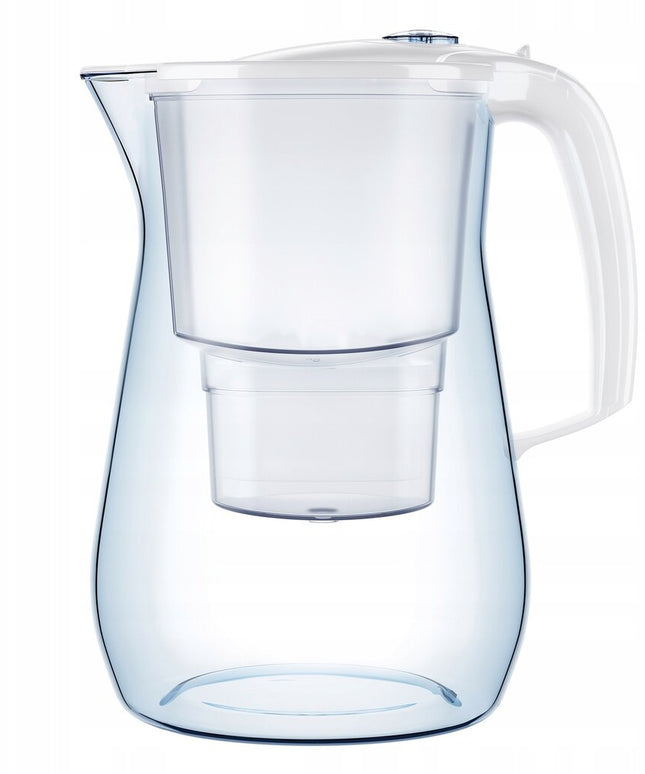 Vandens filtravimo ąsotis Aquaphor Onyx 4.2l, baltas, su 10 vnt Maxfor Mg vandens filtrų