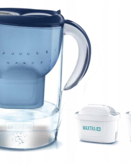 Vandens filtravimo ąsotis Brita Marella XL, 3.5l, mėlynas, su 2 vnt Maxtra vandens filtrų