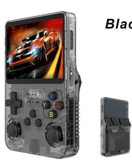 Atvirojo kodo R36S retro delninis vaizdo žaidimų konsolė „Linux“ sistemos 3,5 colio IPS ekranas, nešiojamasis kišeninis vaizdo grotuvas R35S 64 GB žaidimai