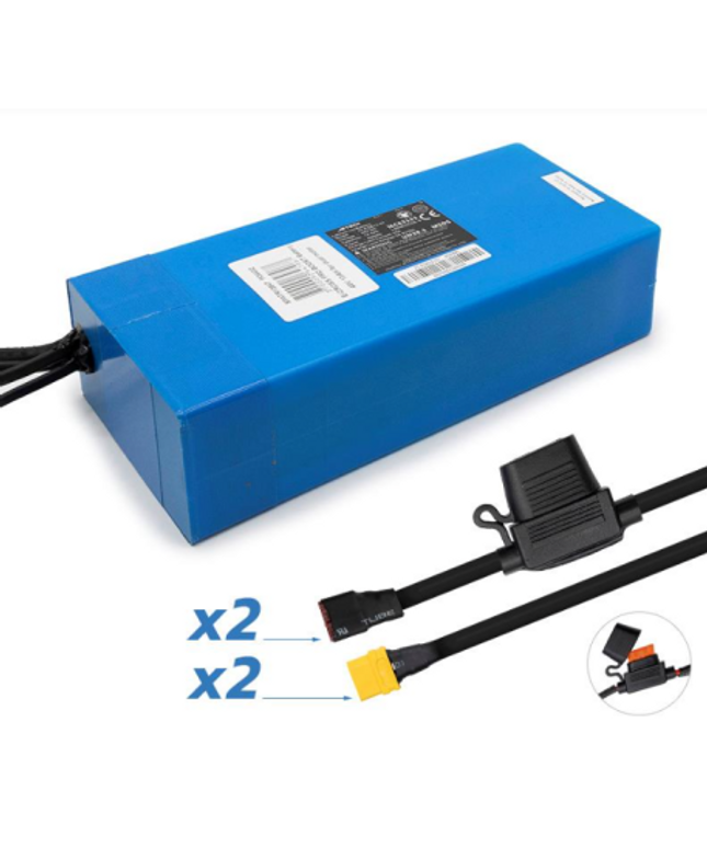 Baterija elektriniam transportui 48V 12.5Ah 600Wh (du lizdai)
