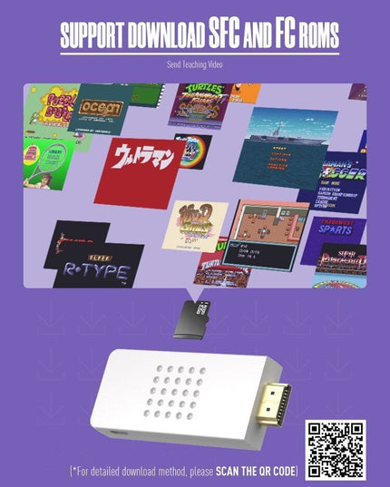 Belaidė klasikinių TV žaidimų konsolė HappyJoe SFC 1900+ Games + Download