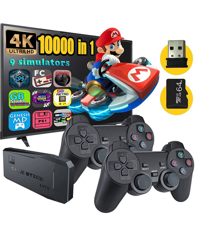 Belaidė klasikinių TV žaidimų konsolė HappyJoe Y3 Lite 10000 Games + Download