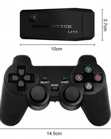 Belaidė retro TV žaidimų konsolė Stick Lite 4K M8, 64GB, su 20000 žaidimų