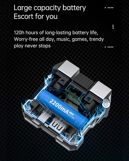 Belaidės „Bluetooth“ ausinės M45* (pilkos)