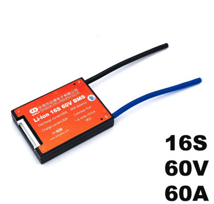 BMS plokštė 16S 60V 60A DALY