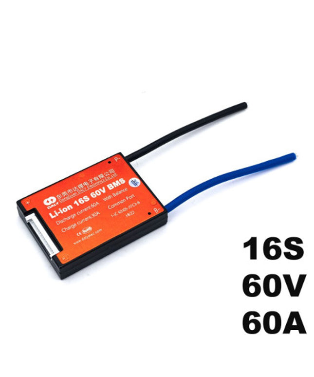 BMS plokštė 16S 60V 60A DALY