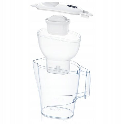 Vandens filtravimo ąsotis Brita Aluna 2,4l, baltas, su 1 vnt Maxtra Pro Pure Performance vandens filtru