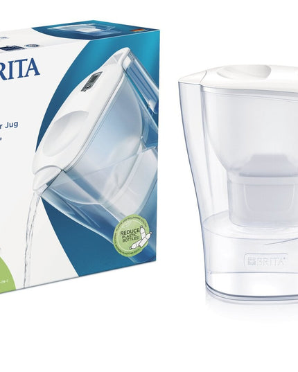 Vandens filtravimo ąsotis Brita Aluna 2.4l, baltas, su 1 vnt Maxtra Pro vandens filtru