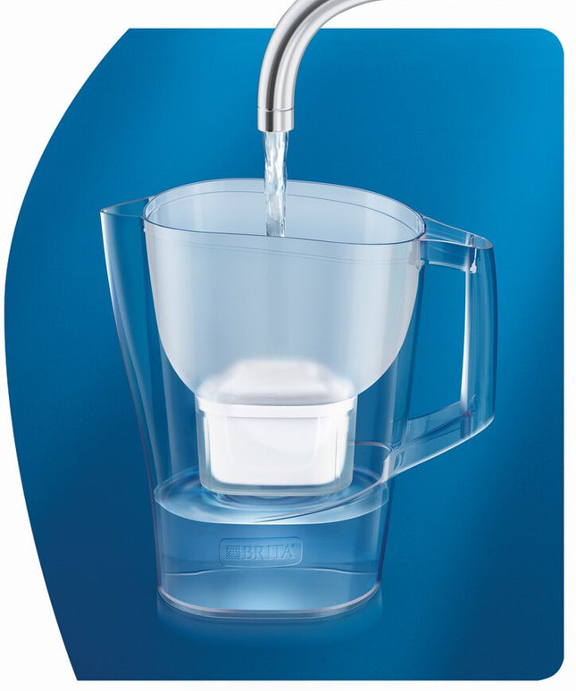 Vandens filtravimo ąsotis Brita Aluna Pro, 2.4l, mėlynas, su 1 vnt Maxtra Pro vandens filtru