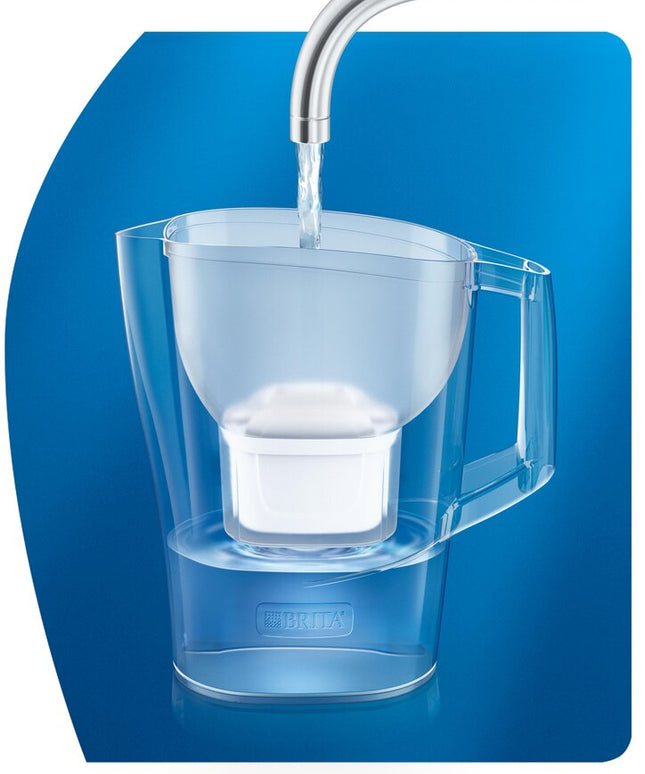 Vandens filtravimo ąsotis Brita Aluna 2.4l, baltas, su 1 vnt Maxtra Pro vandens filtru