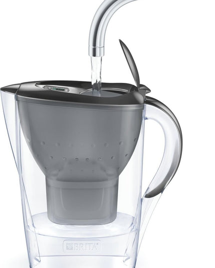 Vandens filtravimo ąsotis Brita Marella 2.4l Memo, pilkas, su 3 vnt Maxtra+ vandens filtrų