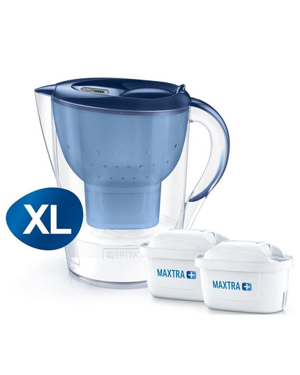 Vandens filtravimo ąsotis Brita Marella XL 3.5l, mėlynas, su 2 vnt Maxtra vandens filtrais