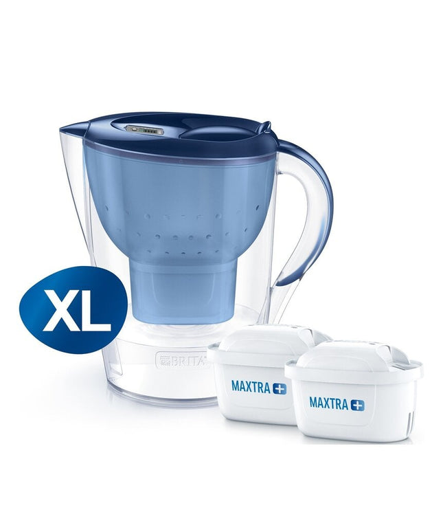 Vandens filtravimo ąsotis Brita Marella XL 3.5l, mėlynas, su 2 vnt Maxtra vandens filtrais